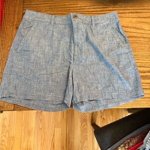 Gap chambray girlfriend khaki shorts